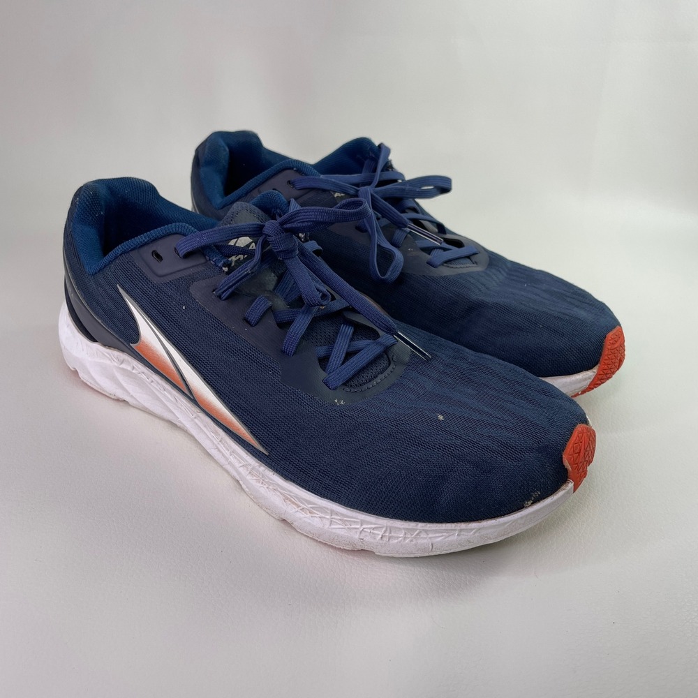 Altra Rivera Mens Running Shoes Navy Blue Orange AL0A4VQL445 Size 8.5